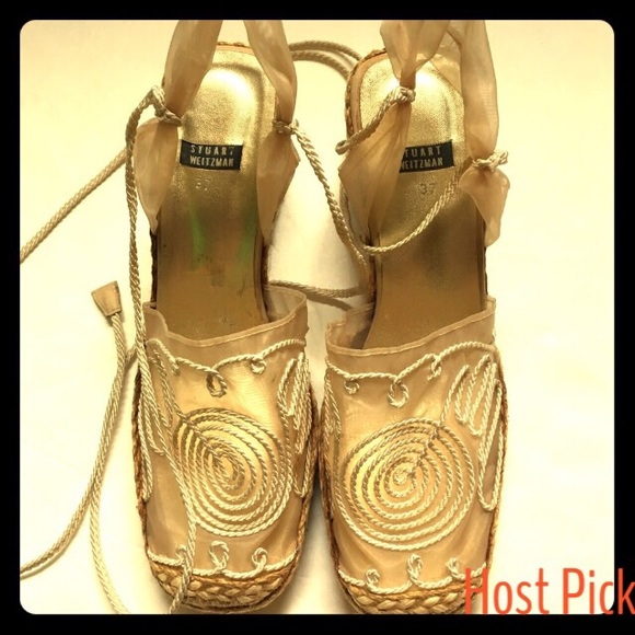 Stuart Weitzman Shoes - Stuart Weitzman vintage Espadrille wedge shoes